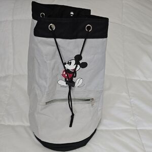 Disney Mickey Mouse Duffel Bag - Black and Gray